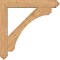 Ekena Millwork Legacy Arts and Crafts Smooth Bracket w/ Offset Brace, Western Red Cedar, 7 1/2"W x 46"D x 46"H BKT0806X46X46LEC03SWR - alternate 4